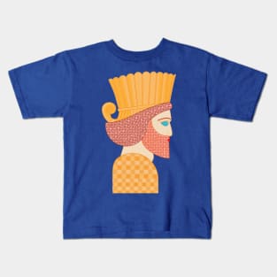 Ancient Persian Warrior Pop Art Kids T-Shirt